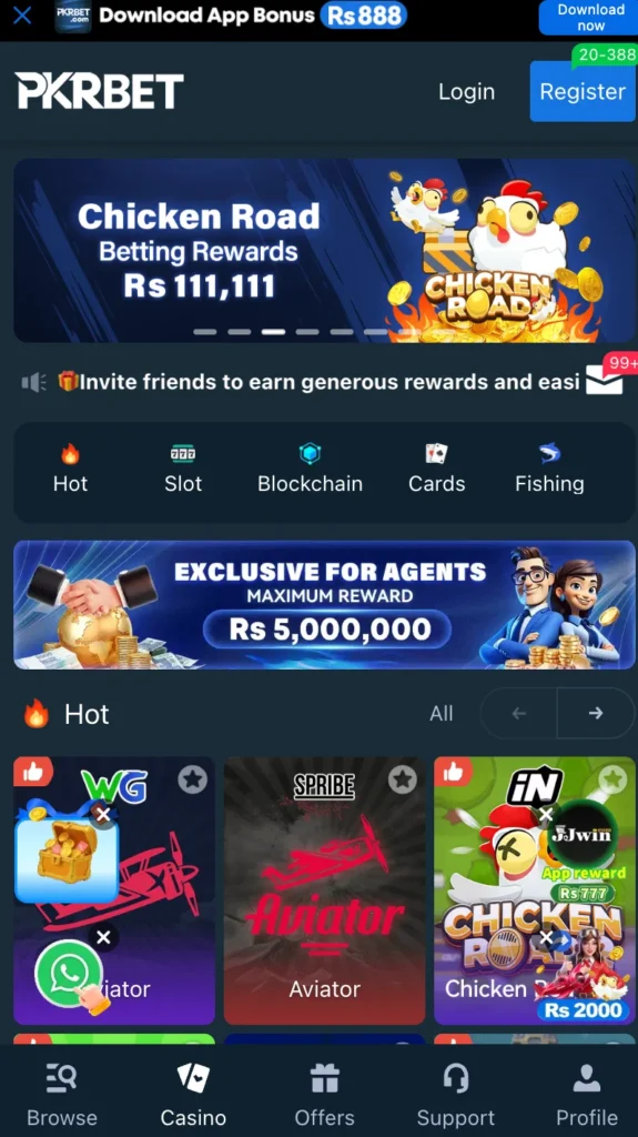 PKR BET Game Download